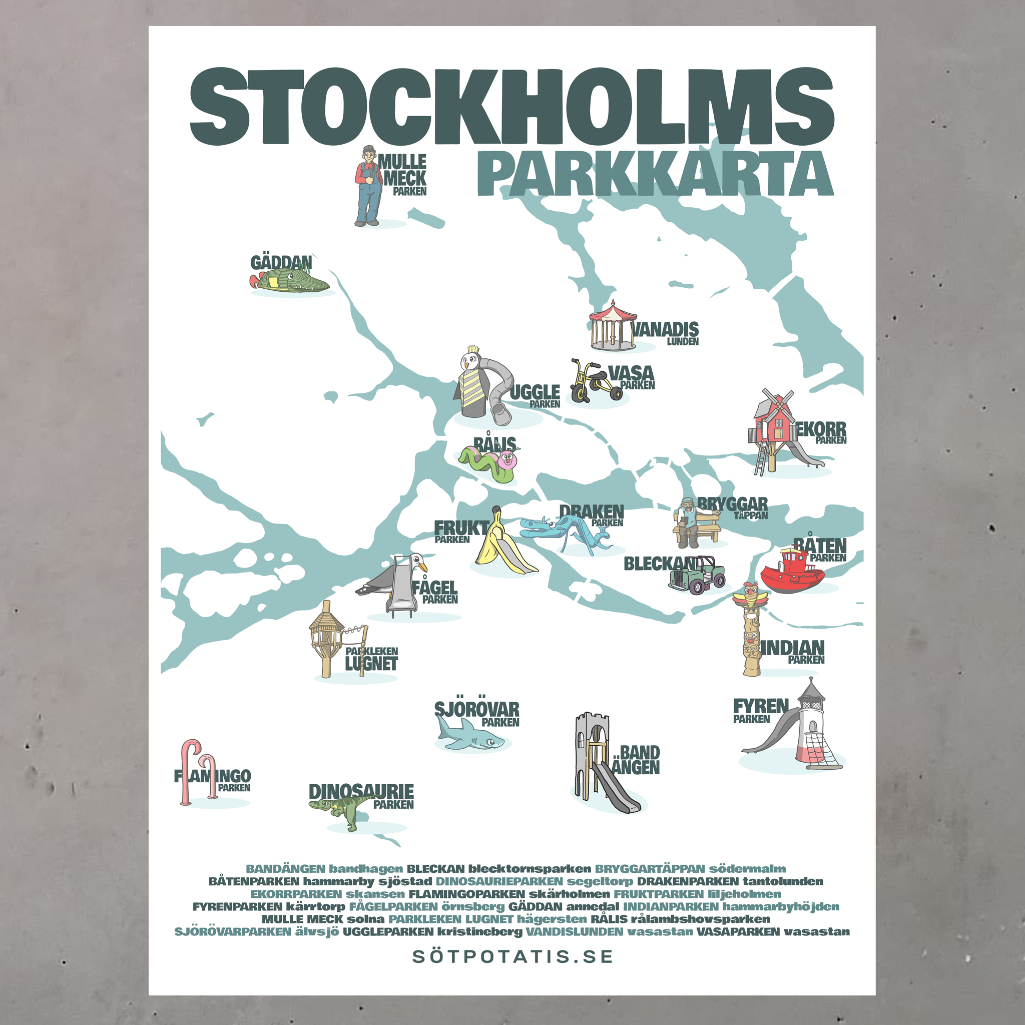 Stockholms Parkkarta